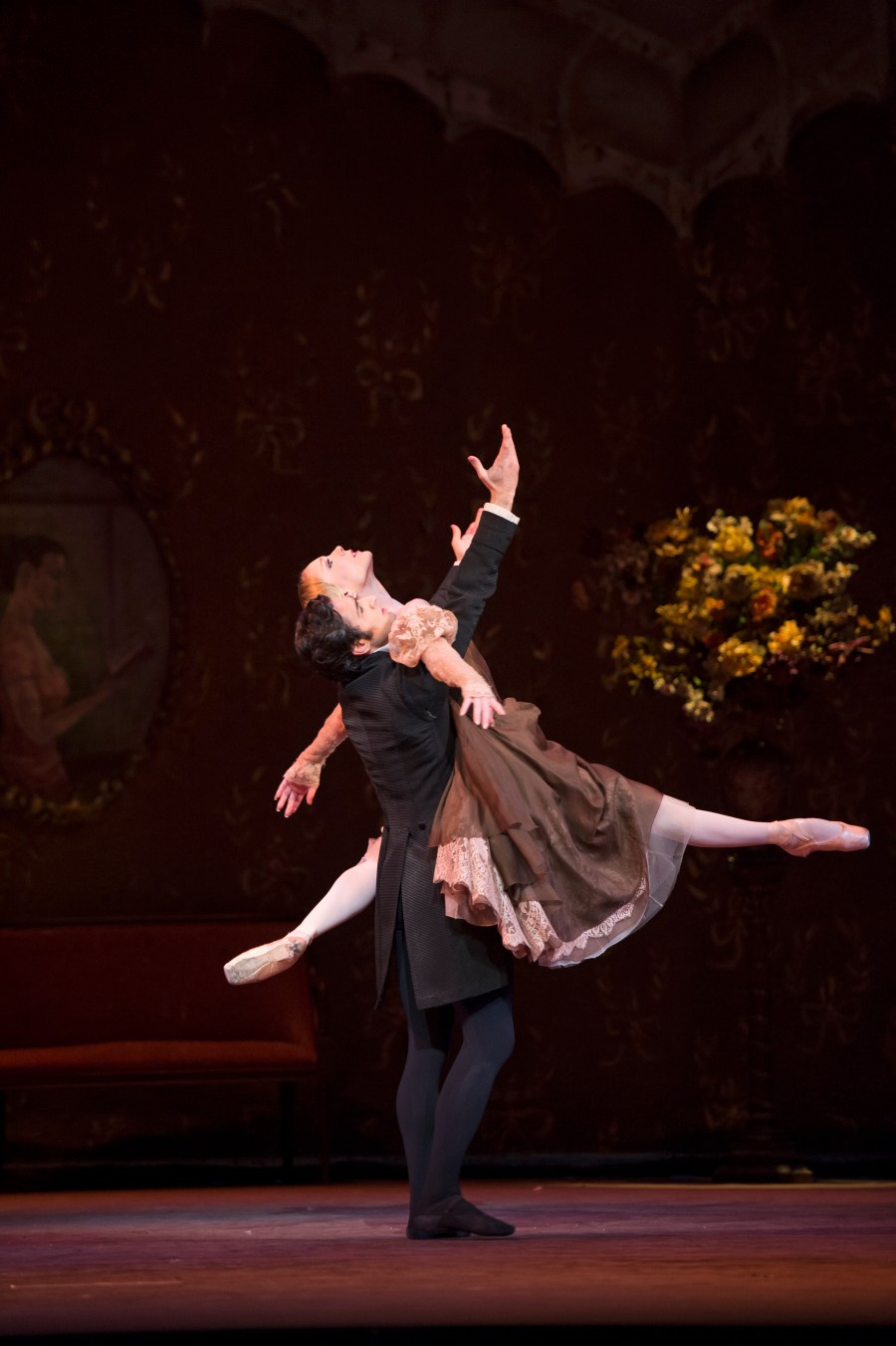 Sarah Lamb et Valeri Hristov dans le pas de deux final d'Onegin, photo Bill Cooper, courtesy of ROH