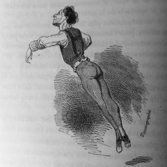 Louis Frémolle par Gavarni. "Les petits mystères de l'Opéra".