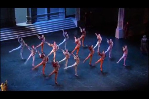 ... et la "Danse des coupes", préfiguration de la vision des cygnes.