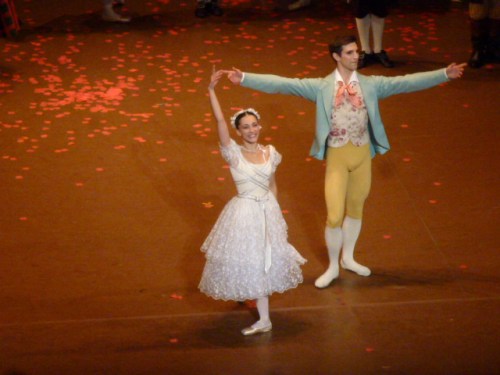 Marine Ganio et Marc Moreau, saluts du 14 juillet