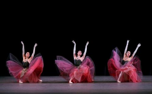 New York City Ballet in George Balanchine’s La Valse. Photo credit Paul Kolnik