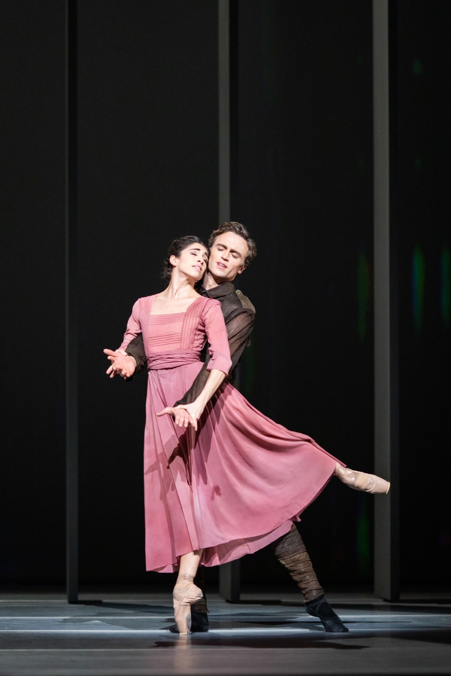 Yasmine Naghdi and Matthew Ball (The Unknown Soldier) Photo Helen Maybanks, courtesy of ROH