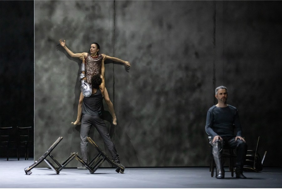 Monteverdi, Anthony Gregory (ténor), Michelle Willems, Lucas Valente (C) Gregory Batardon, courtesy Ballet Zürich