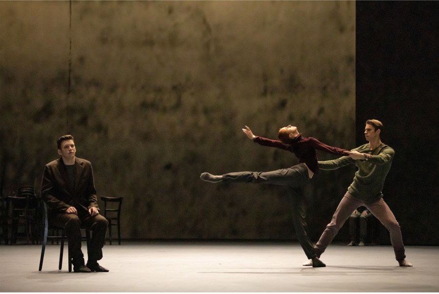 Monteverdi, Aryeh Nussbaum Cohen (contre-ténor), Elena Vostrotina, Jesse Fraser (pdd). (c) Gregory Batardon, courtesy Ballet Zürich
