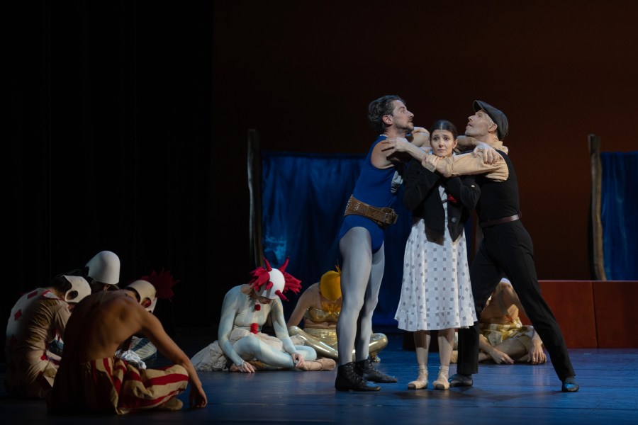 Alina Cojocaru, Mick Zeni et Johan Kobborg © Andrej Uspenski